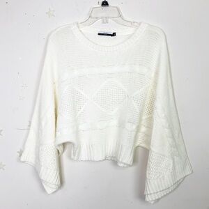 WILLOW Jane cream cropped sweater